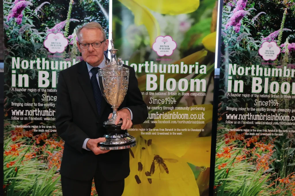 A trophy being presented at the 2026 presentation of awards